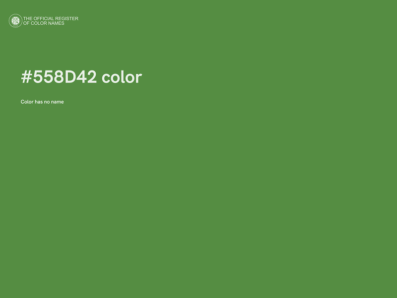 #558D42 color image