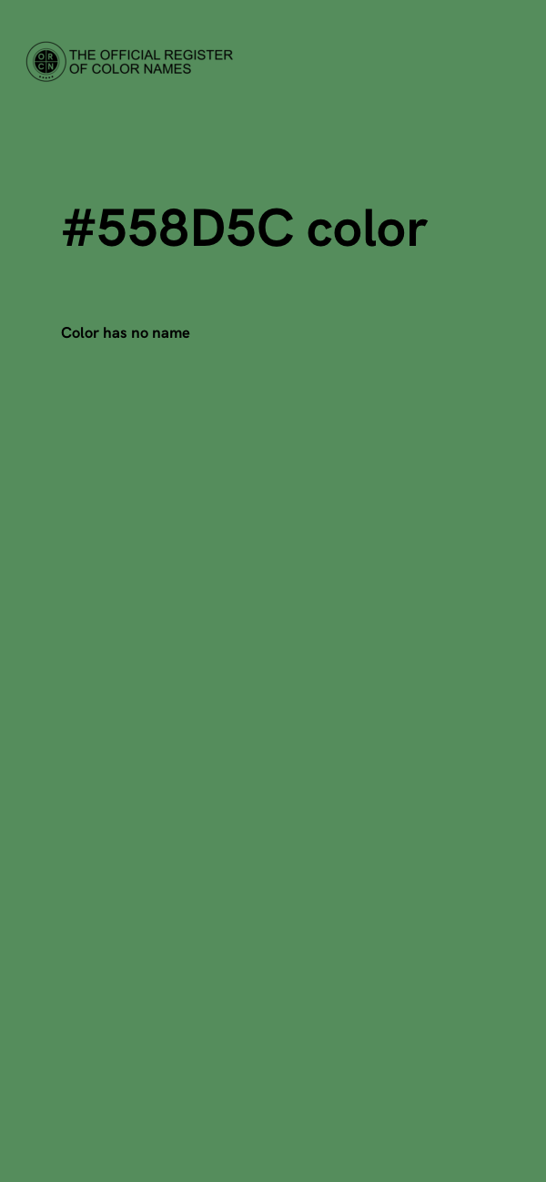 #558D5C color image