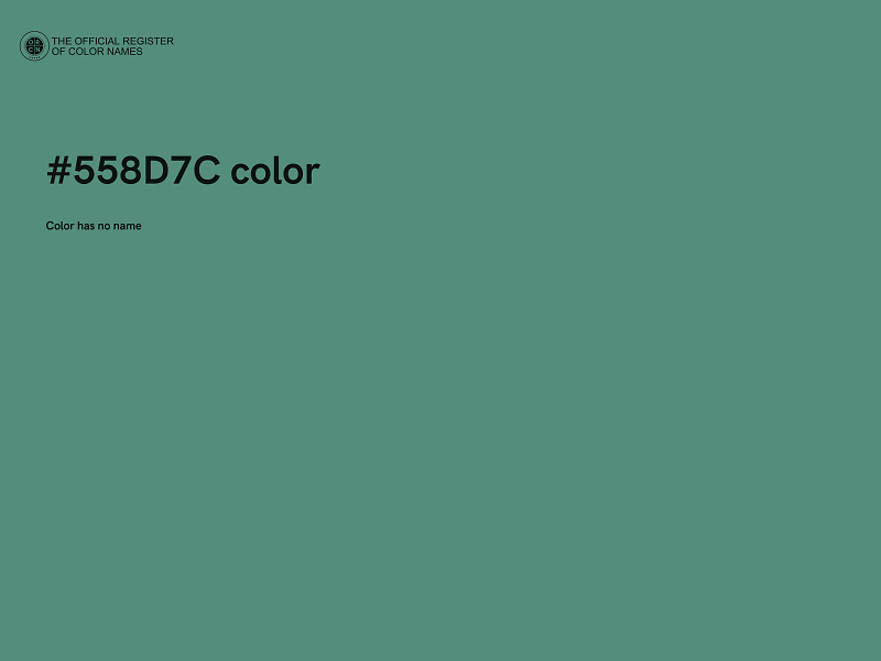 #558D7C color image