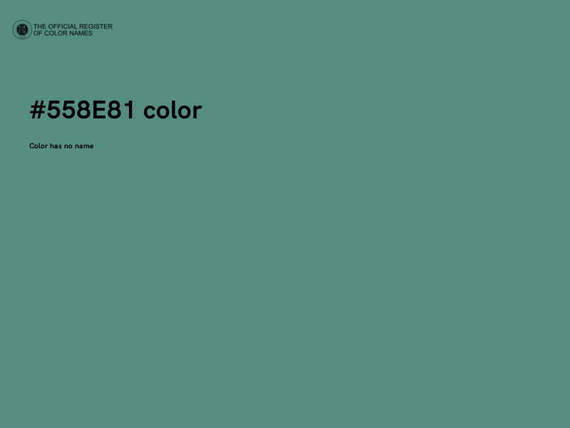 #558E81 color image