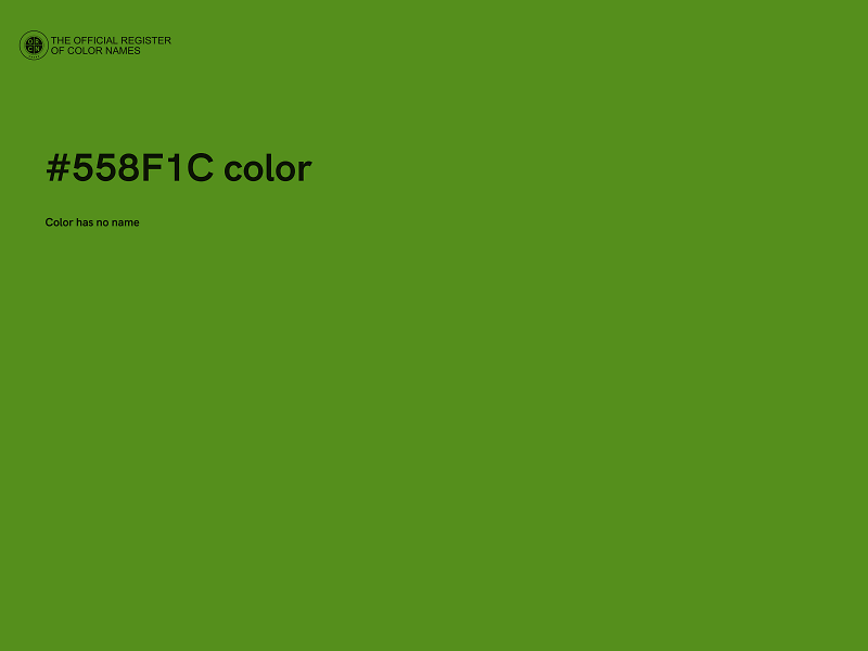 #558F1C color image