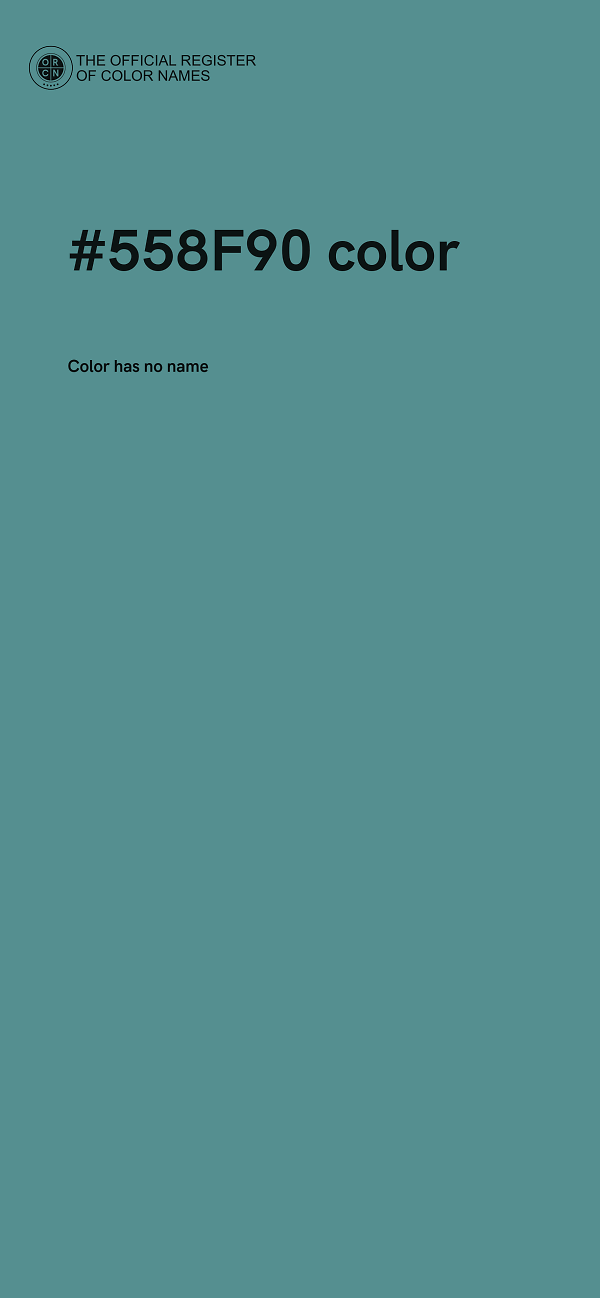 #558F90 color image