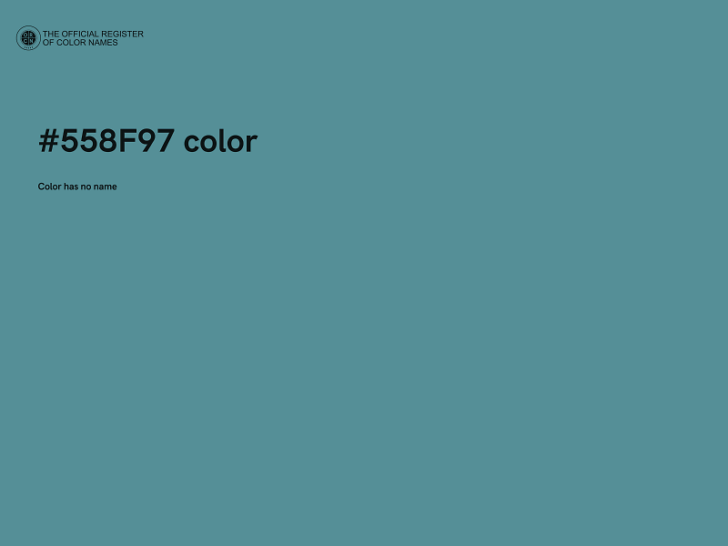 #558F97 color image