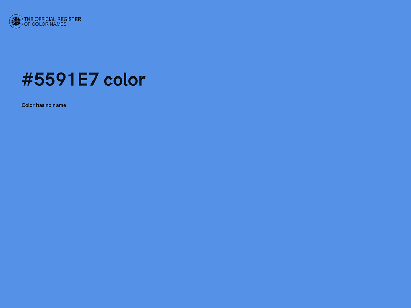 #5591E7 color image
