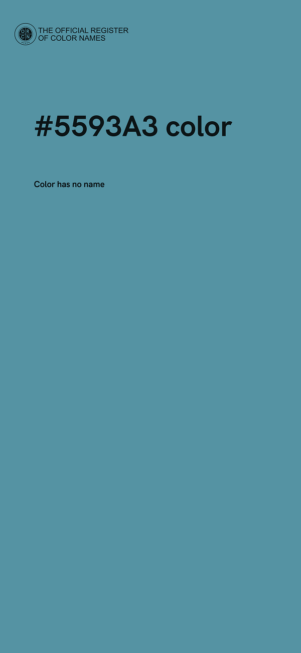 #5593A3 color image