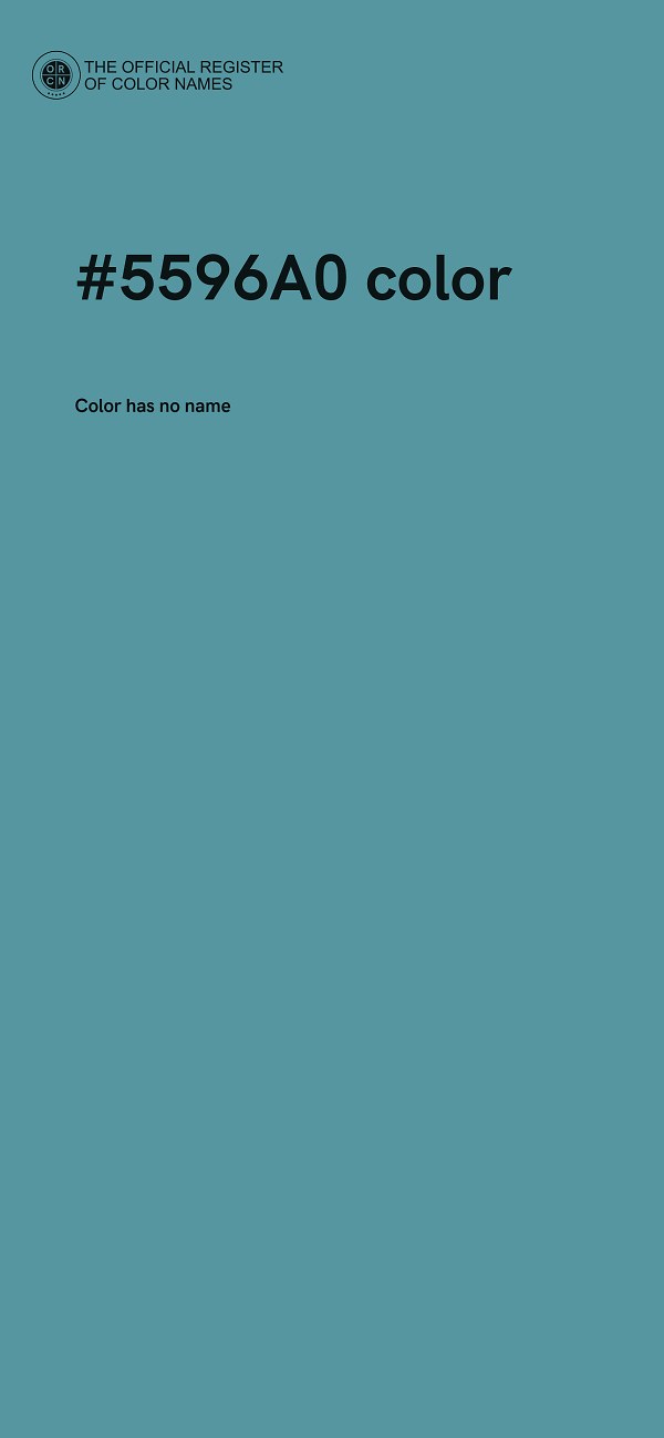 #5596A0 color image