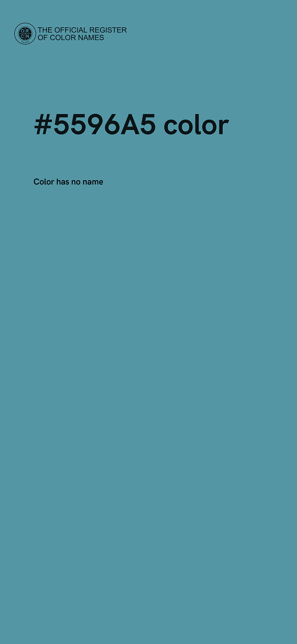 #5596A5 color image