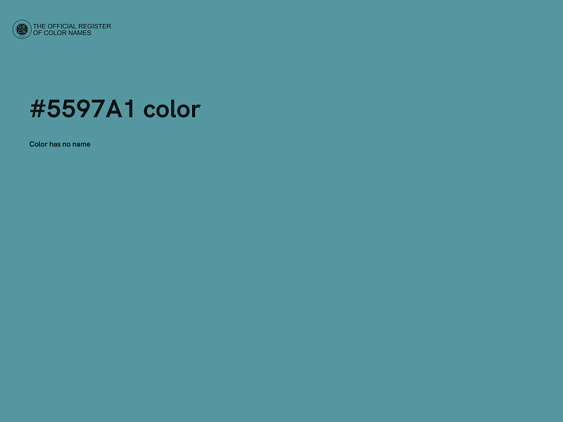 #5597A1 color image