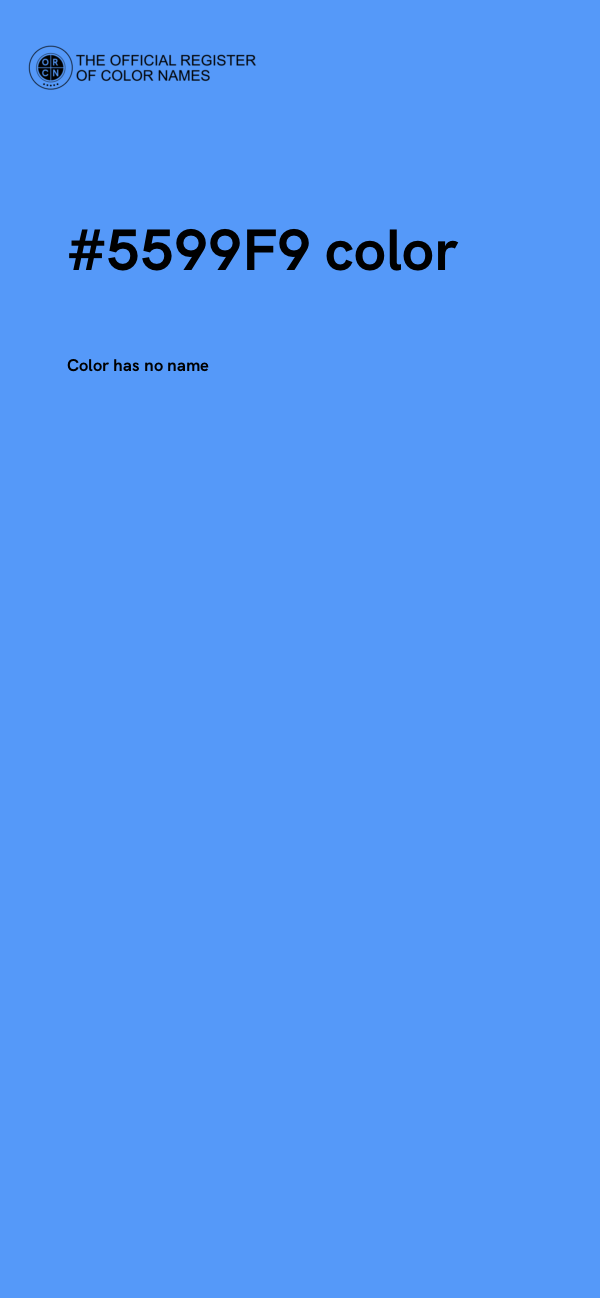 #5599F9 color image