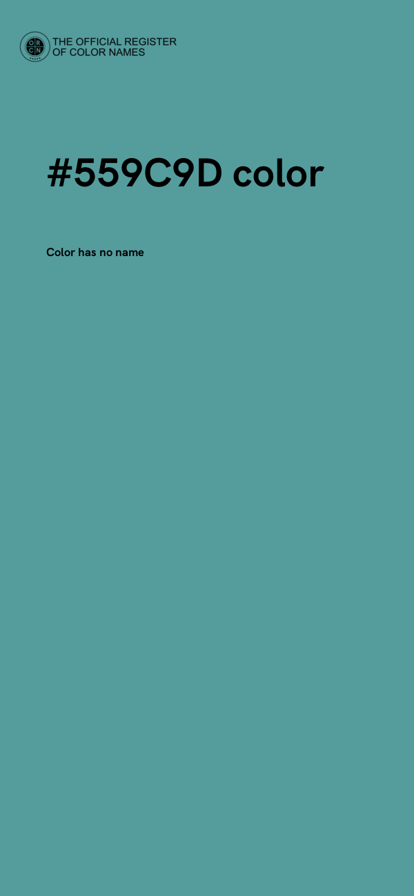 #559C9D color image