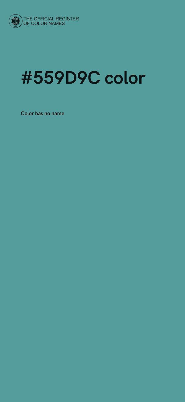 #559D9C color image