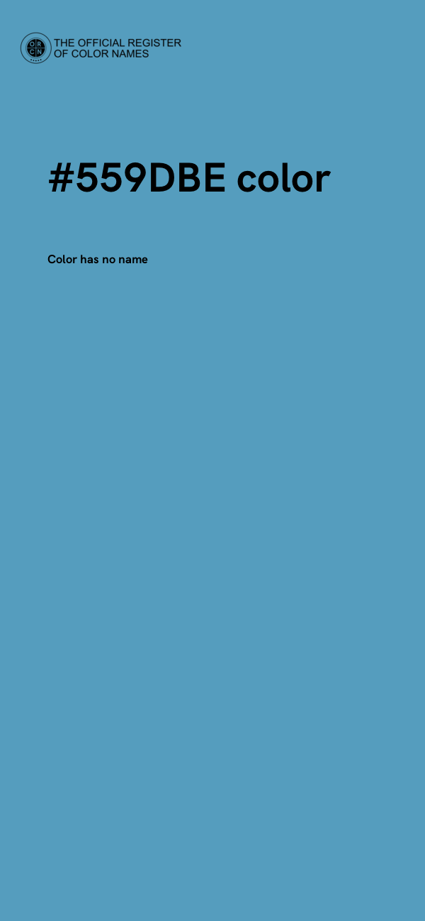 #559DBE color image