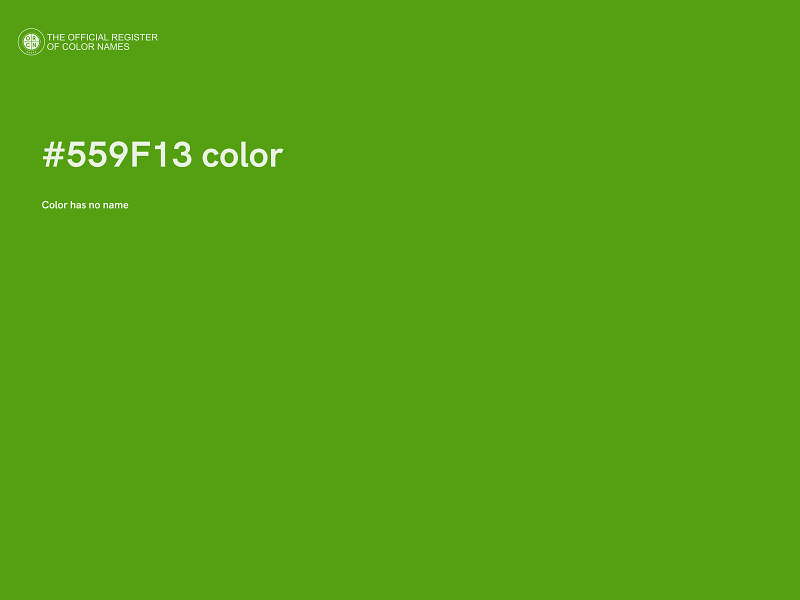 #559F13 color image