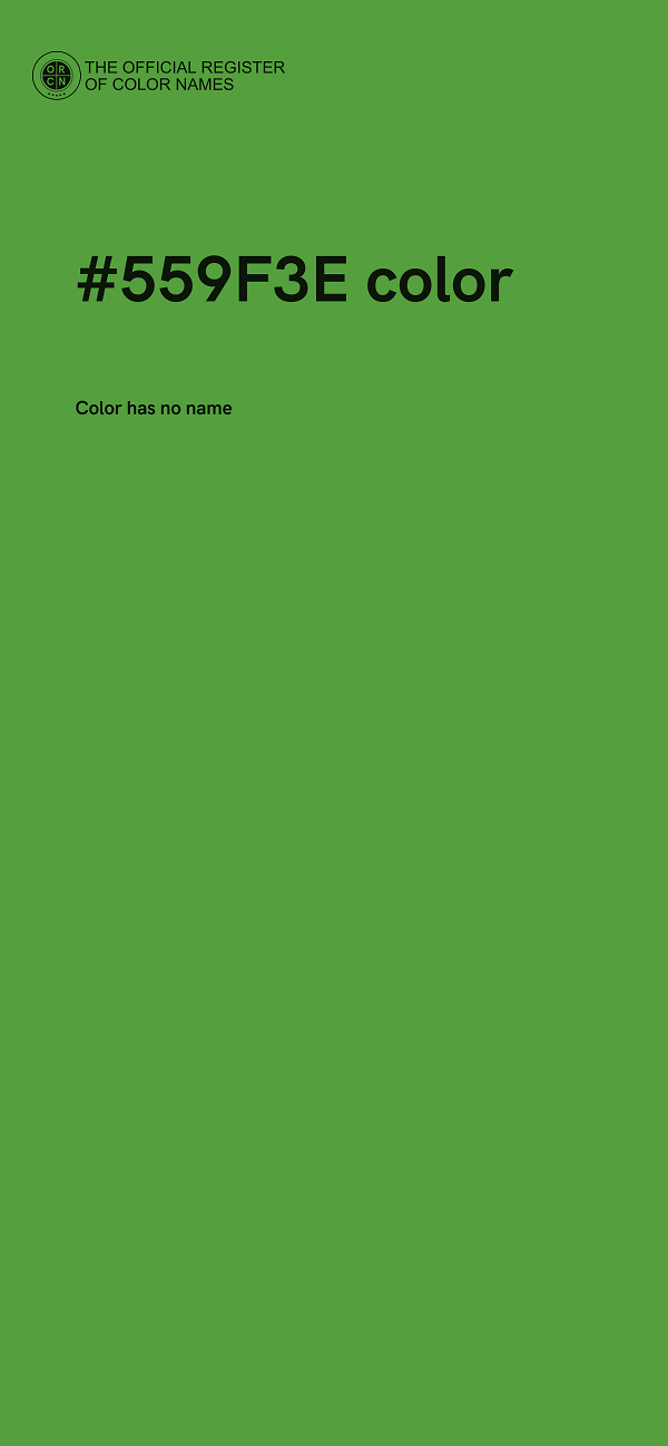 #559F3E color image