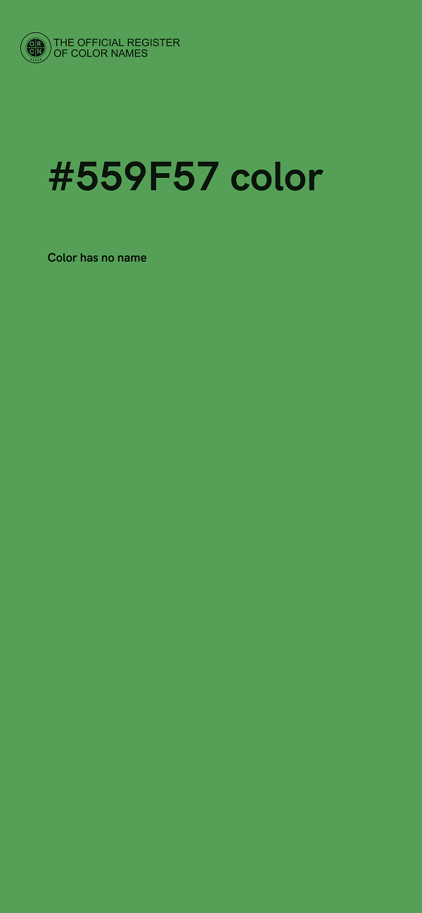 #559F57 color image