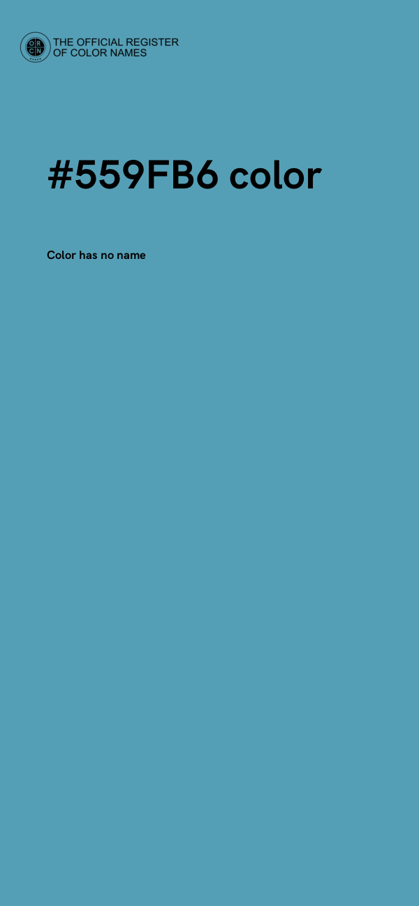 #559FB6 color image