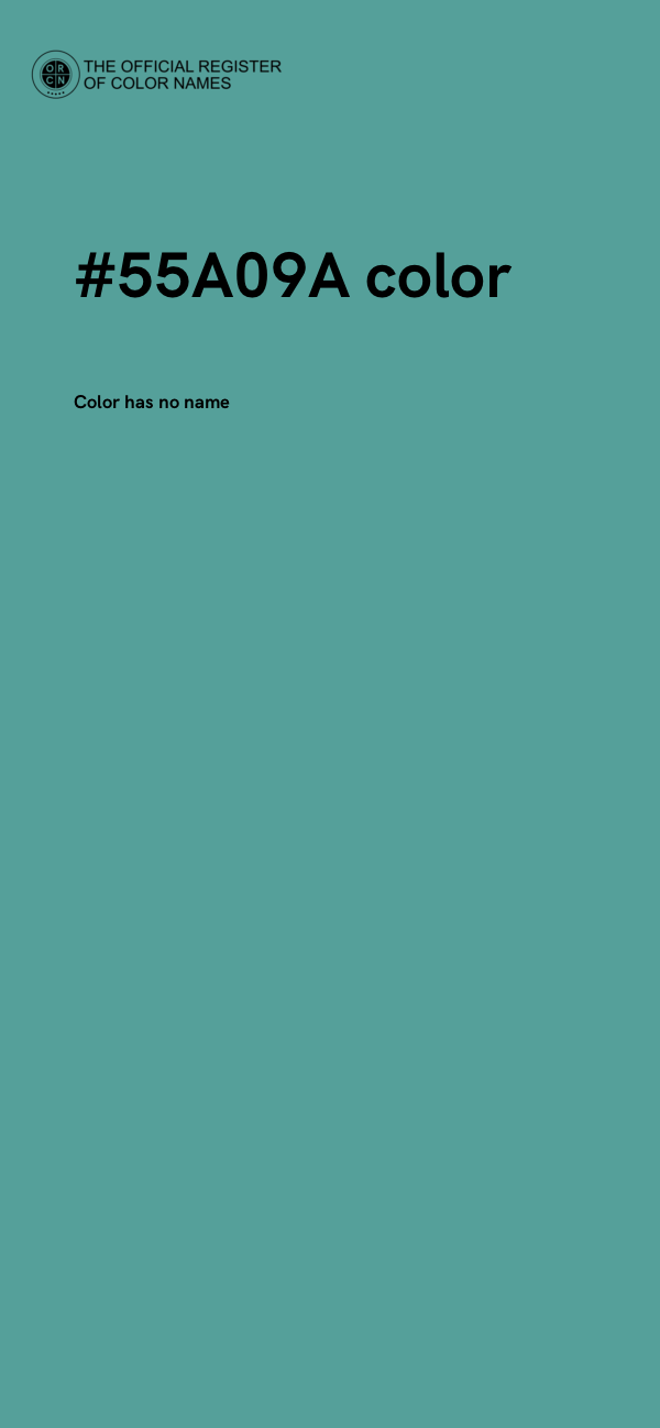 #55A09A color image