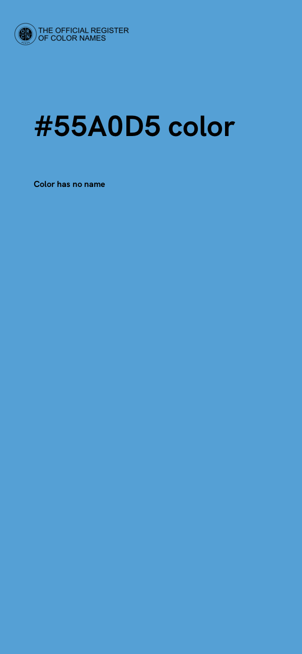 #55A0D5 color image