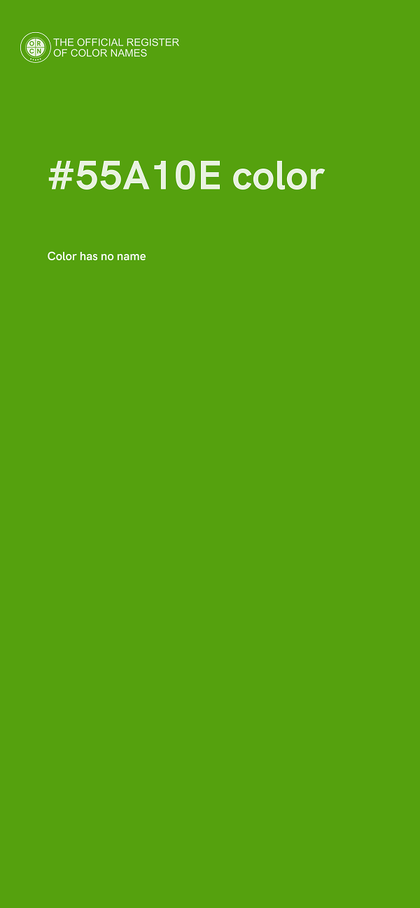 #55A10E color image