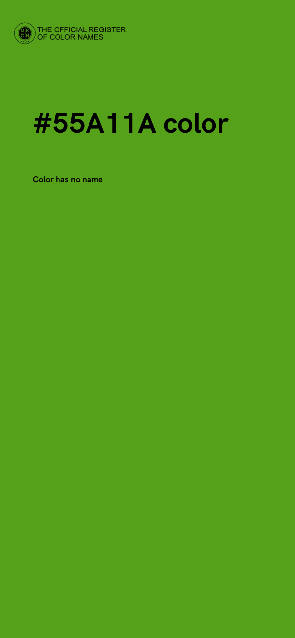 #55A11A color image