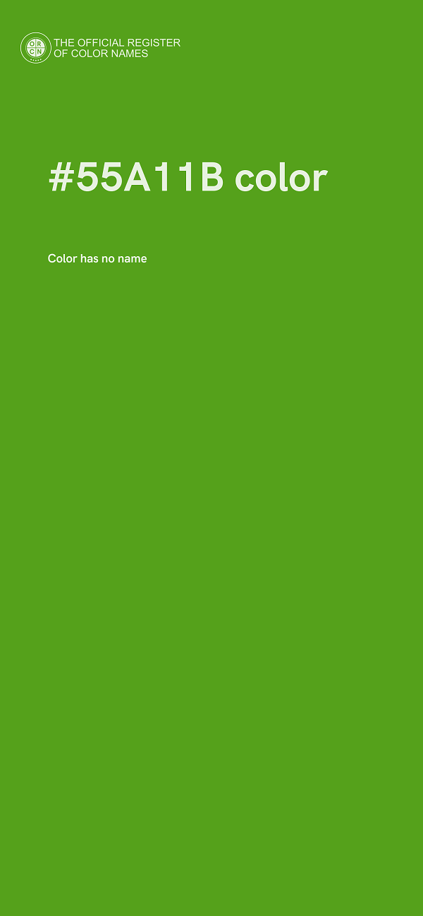 #55A11B color image