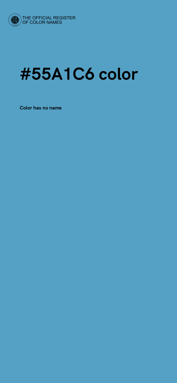 #55A1C6 color image
