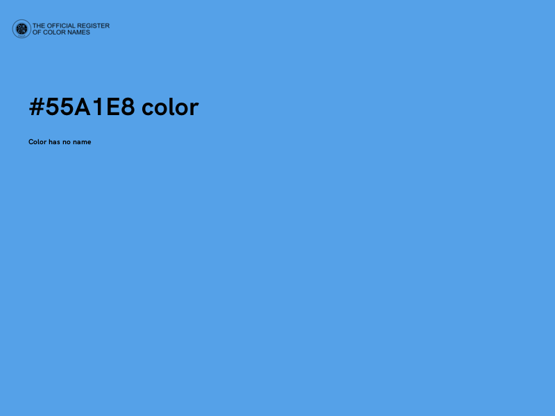 #55A1E8 color image
