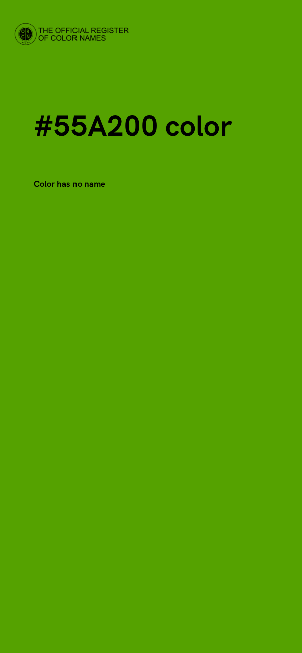 #55A200 color image