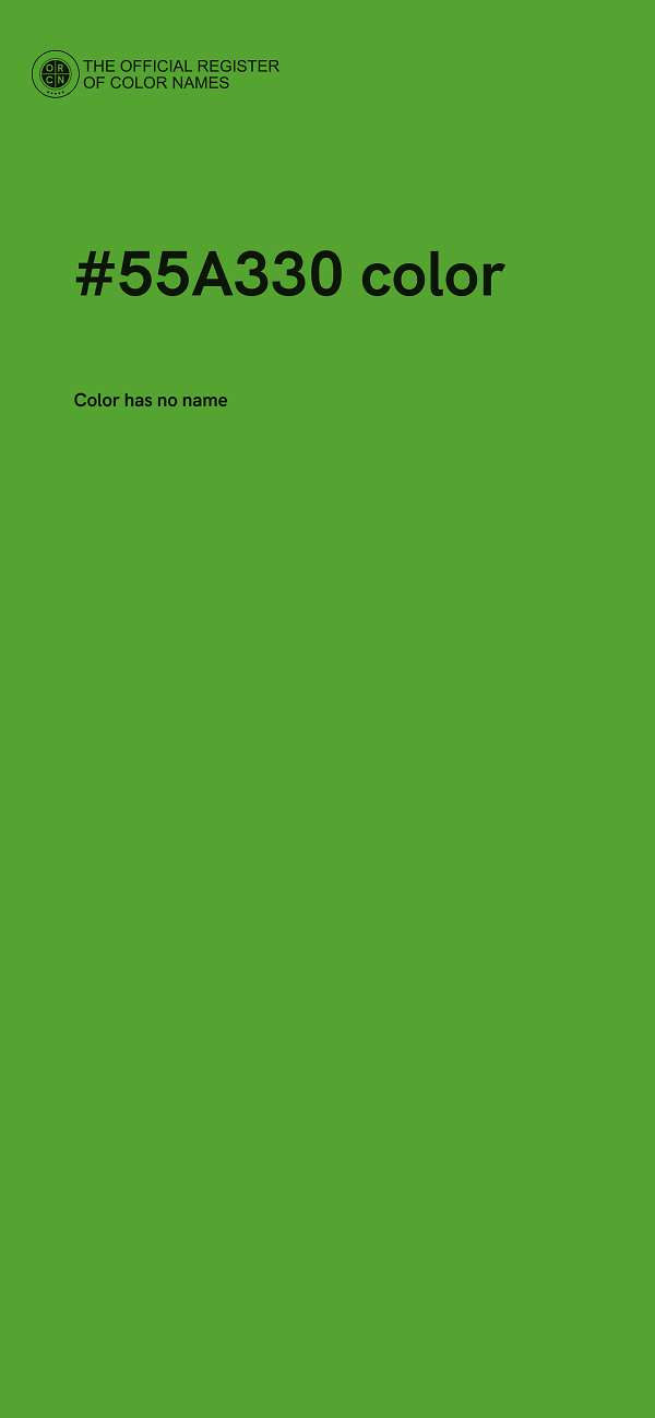 #55A330 color image
