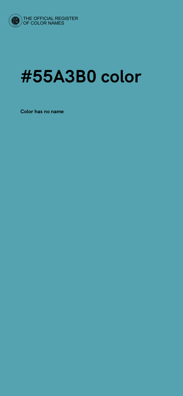 #55A3B0 color image