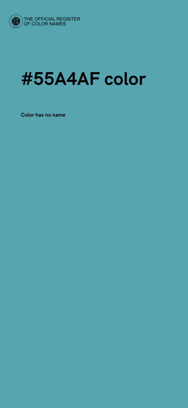 #55A4AF color image