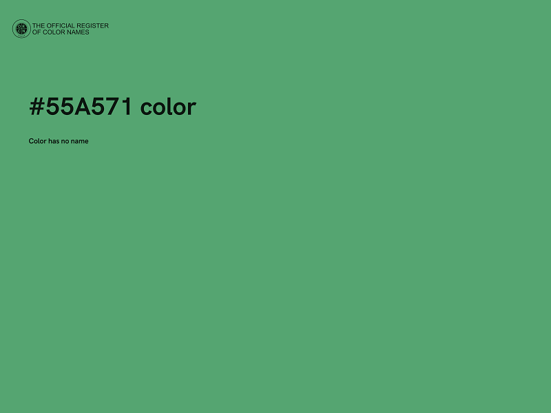 #55A571 color image