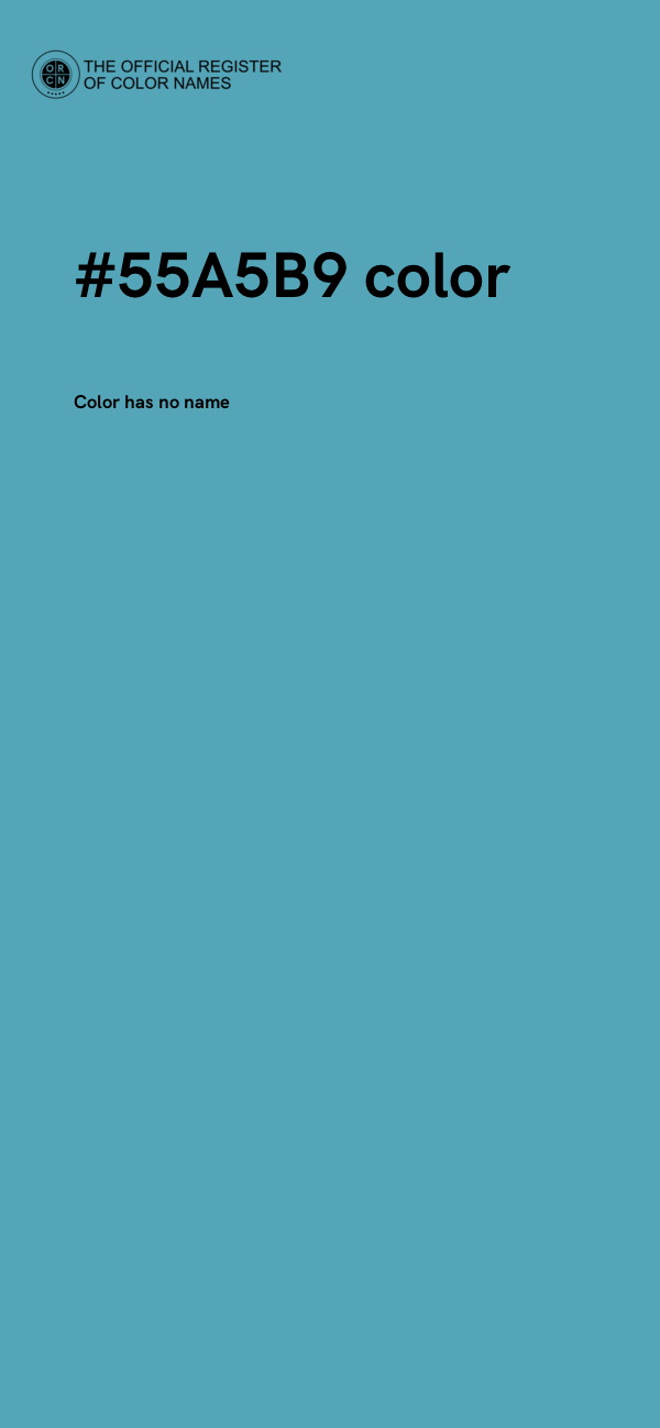 #55A5B9 color image