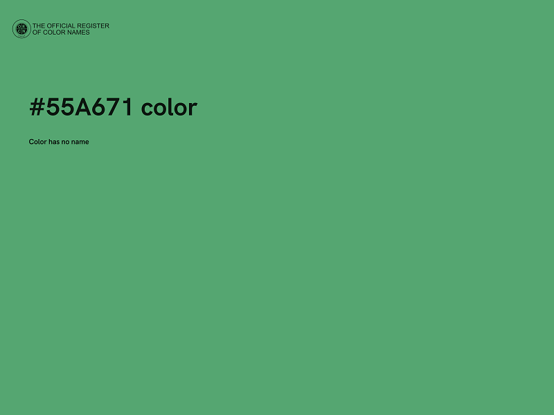 #55A671 color image