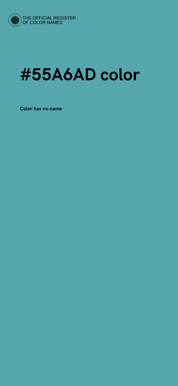 #55A6AD color image