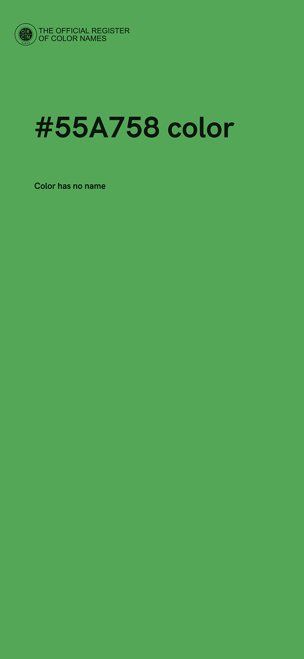 #55A758 color image