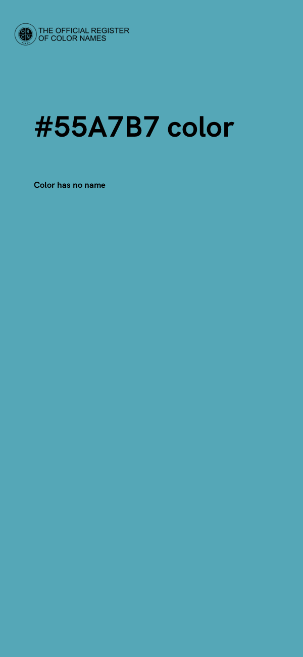 #55A7B7 color image