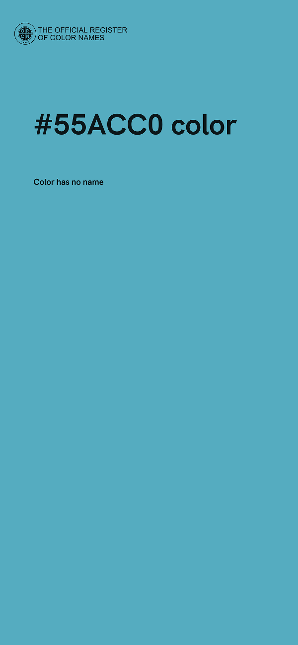 #55ACC0 color image
