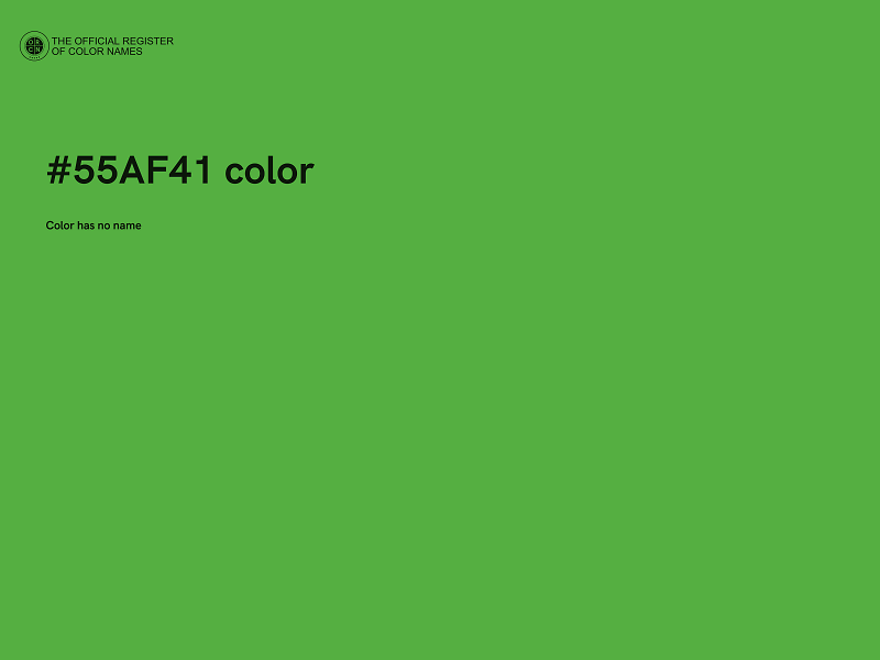 #55AF41 color image