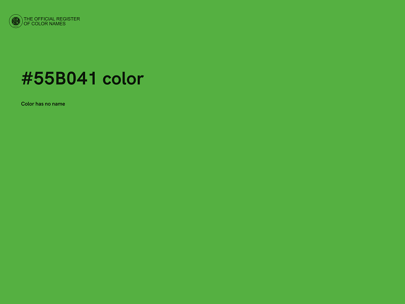 #55B041 color image