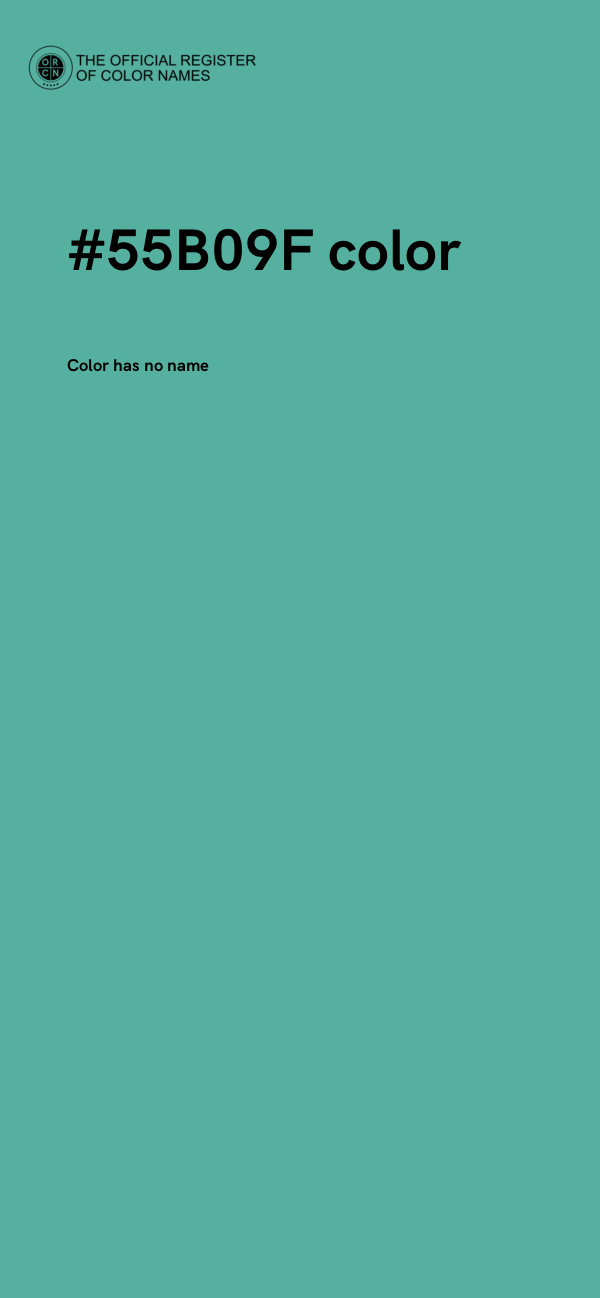 #55B09F color image