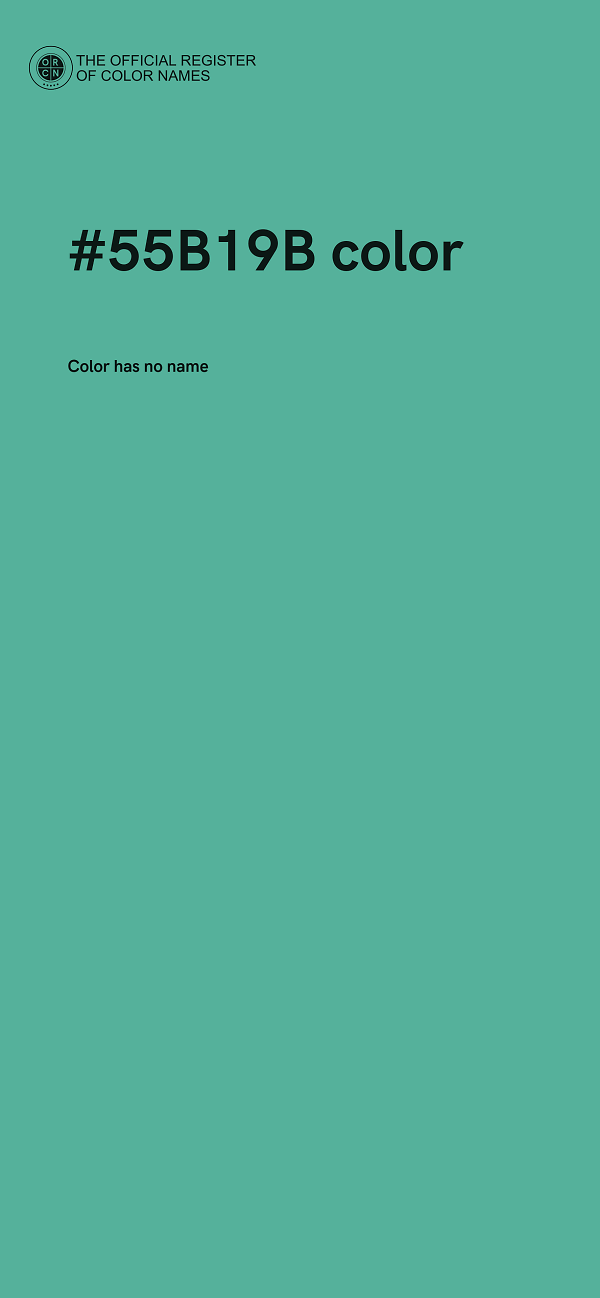 #55B19B color image