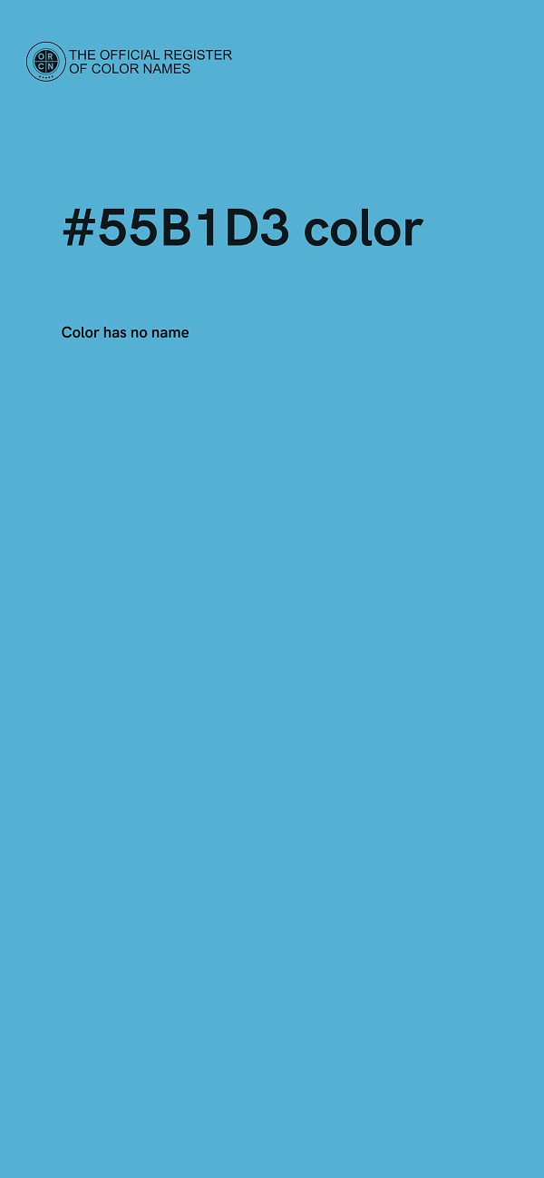 #55B1D3 color image