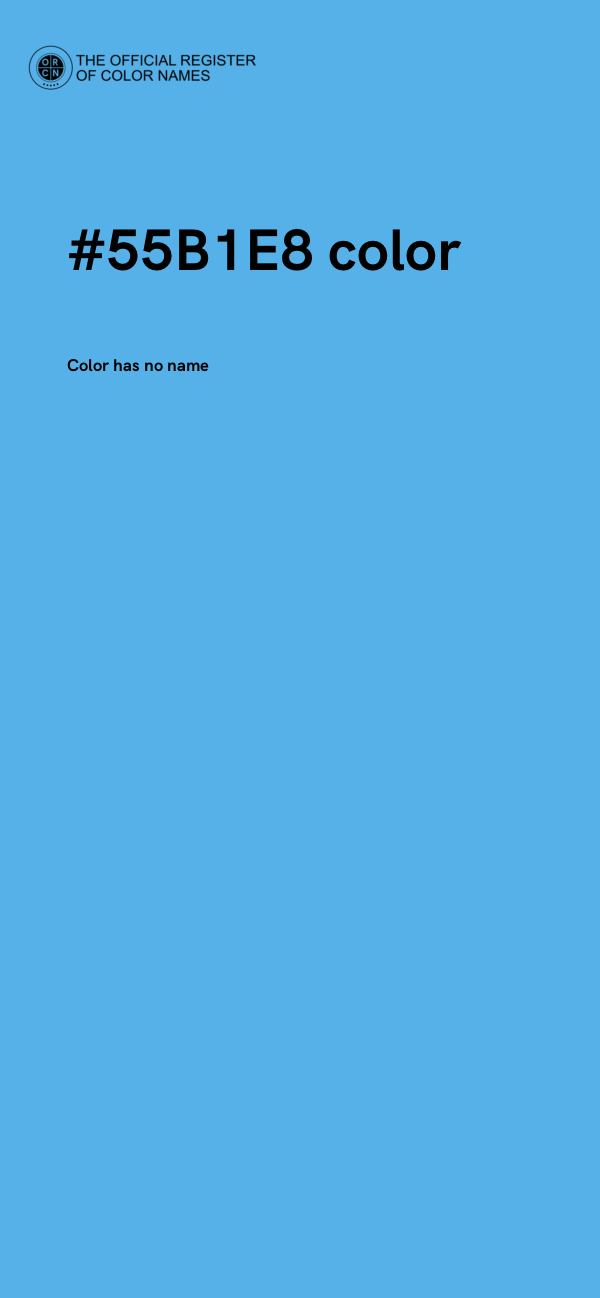 #55B1E8 color image
