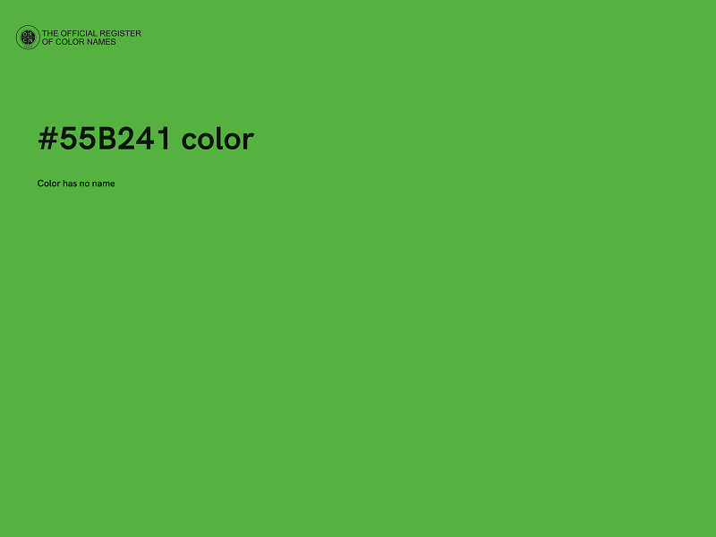 #55B241 color image