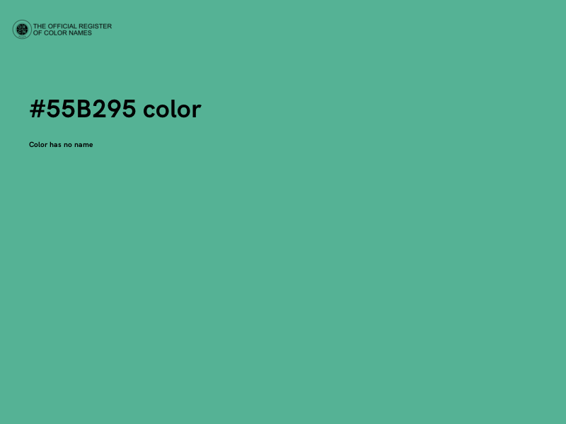 #55B295 color image