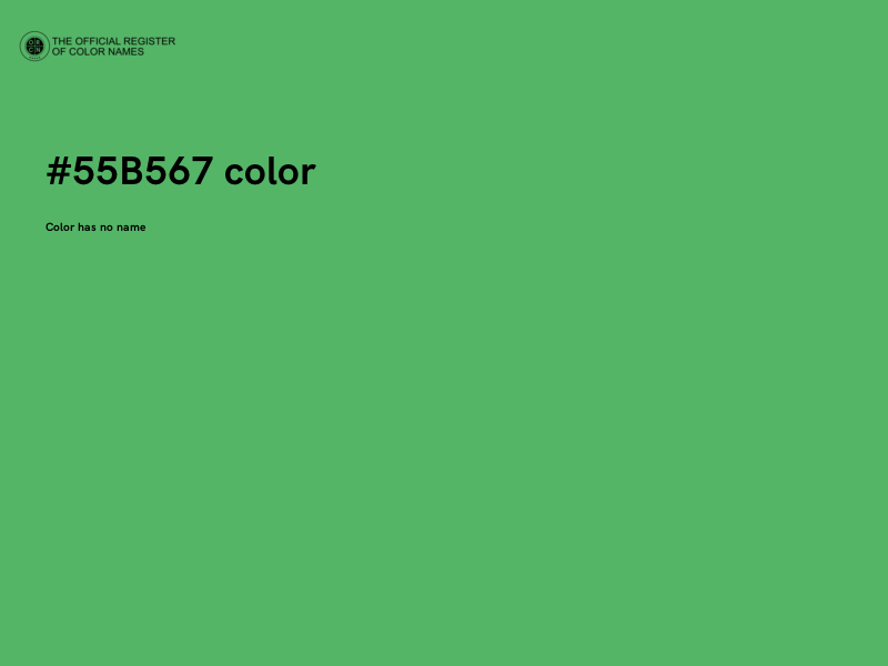 #55B567 color image