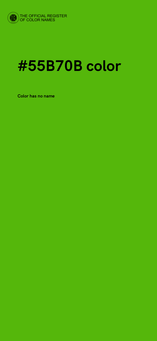 #55B70B color image
