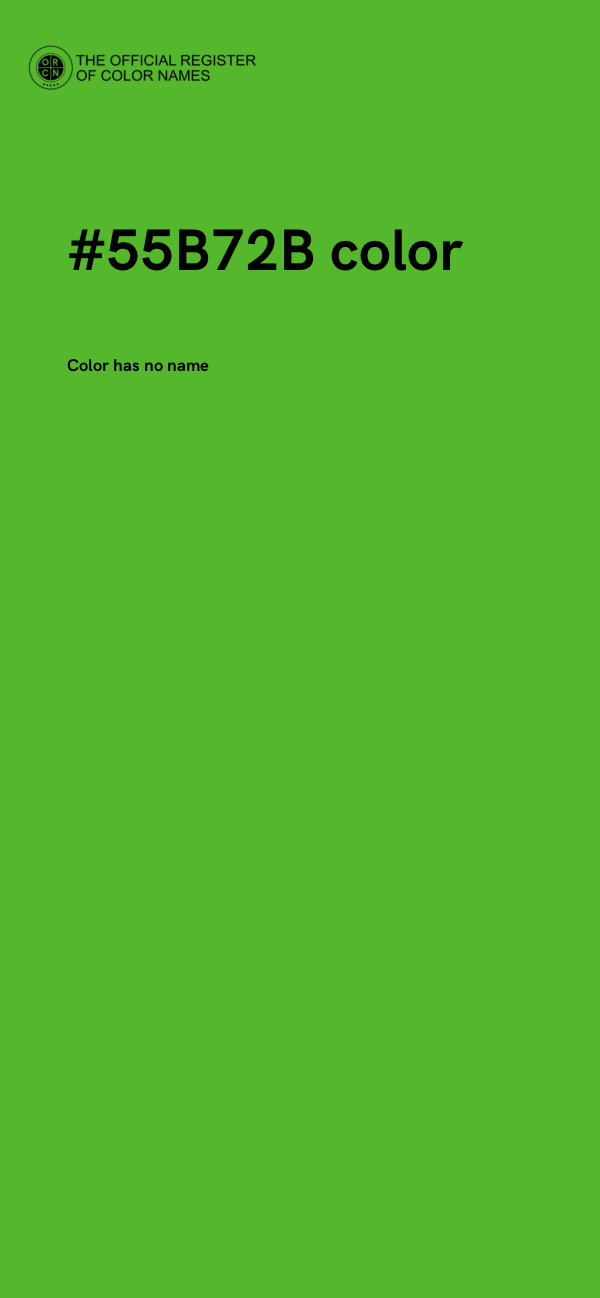 #55B72B color image