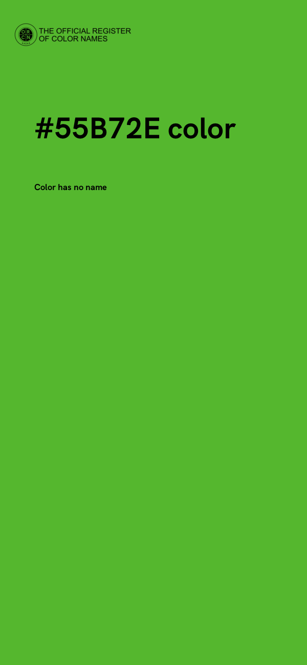#55B72E color image